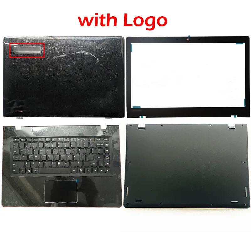 

NEW For Lenovo Ideapad 700S-14ISK Laptop LCD Back Cover/Front Bezel/Palmrest/Bottom Case AM1I3000120 5CB0K81058 AM1I3000100