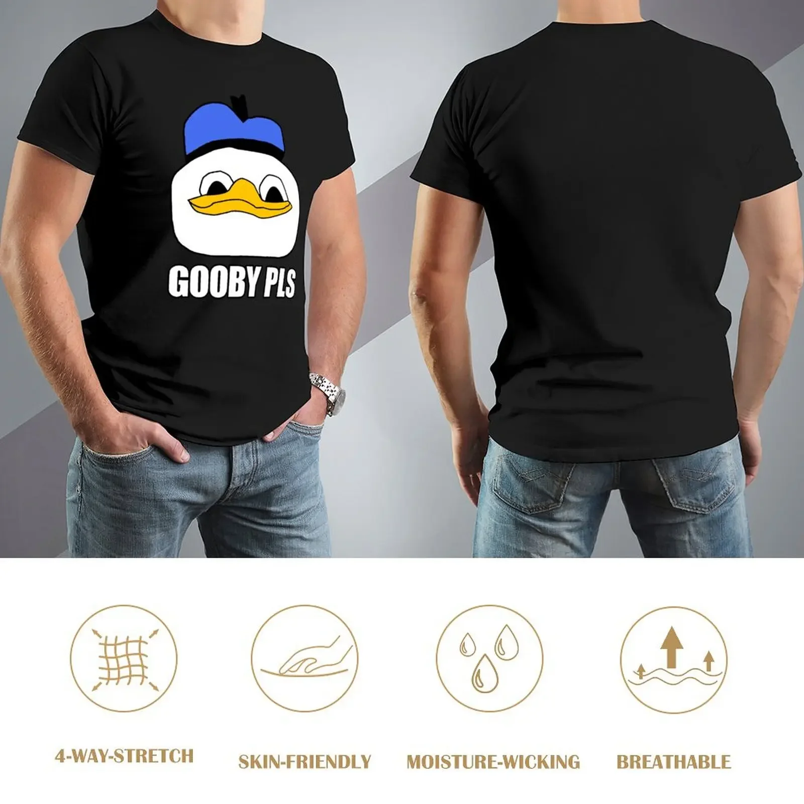 Футболка Dolan Duck Meme (Gooby Pls) простая винтажная футболка с рисунком мужская одежда
