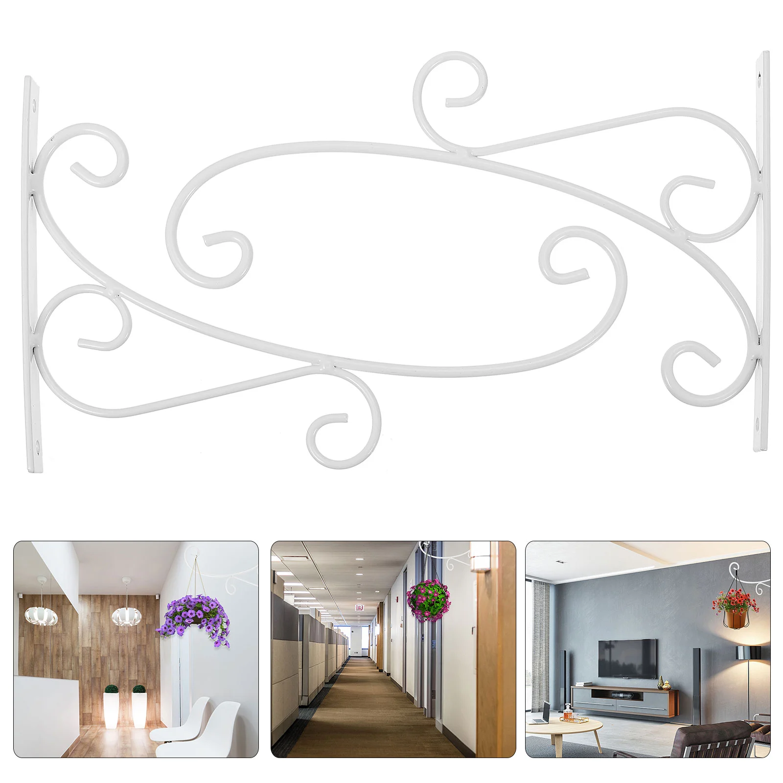 Подвесная корзина декоративный крючок настенная стойка железная вешалка кашпо