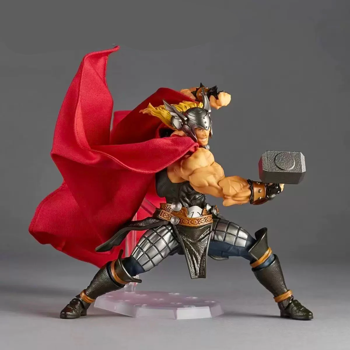 Фото В наличии: Фигурка Тора Ac Toys Kaiyodo Amazing Yamaguchi Revoltech Thor, коллекционная модель аниме-фигурки, игрушки Ko Toys, подарки №2