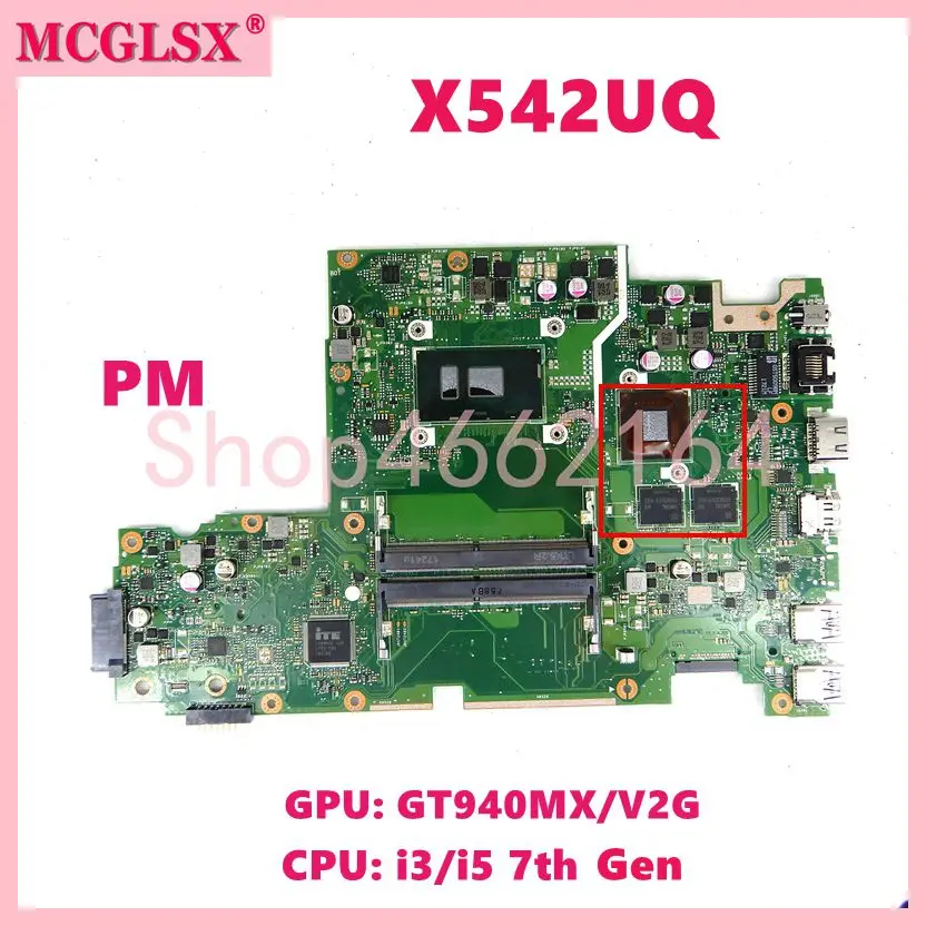 Материнская плата X542UQ i3/i5CPU GTX940M Материнская плата ASUS A580U X542UA x542hid X542UQ/UQR X542UPR FL8000U X542UR/URR X542UF X542URV