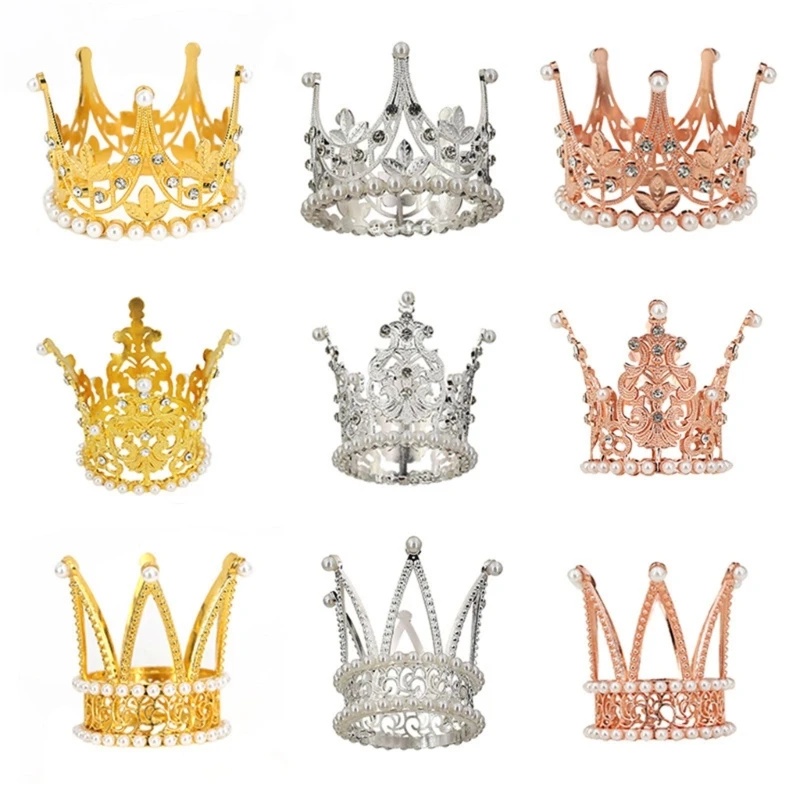 

Повязка на голову с детской короной для фотосессий новорожденных Добавьте нотку королевского стиля в ваши снимки