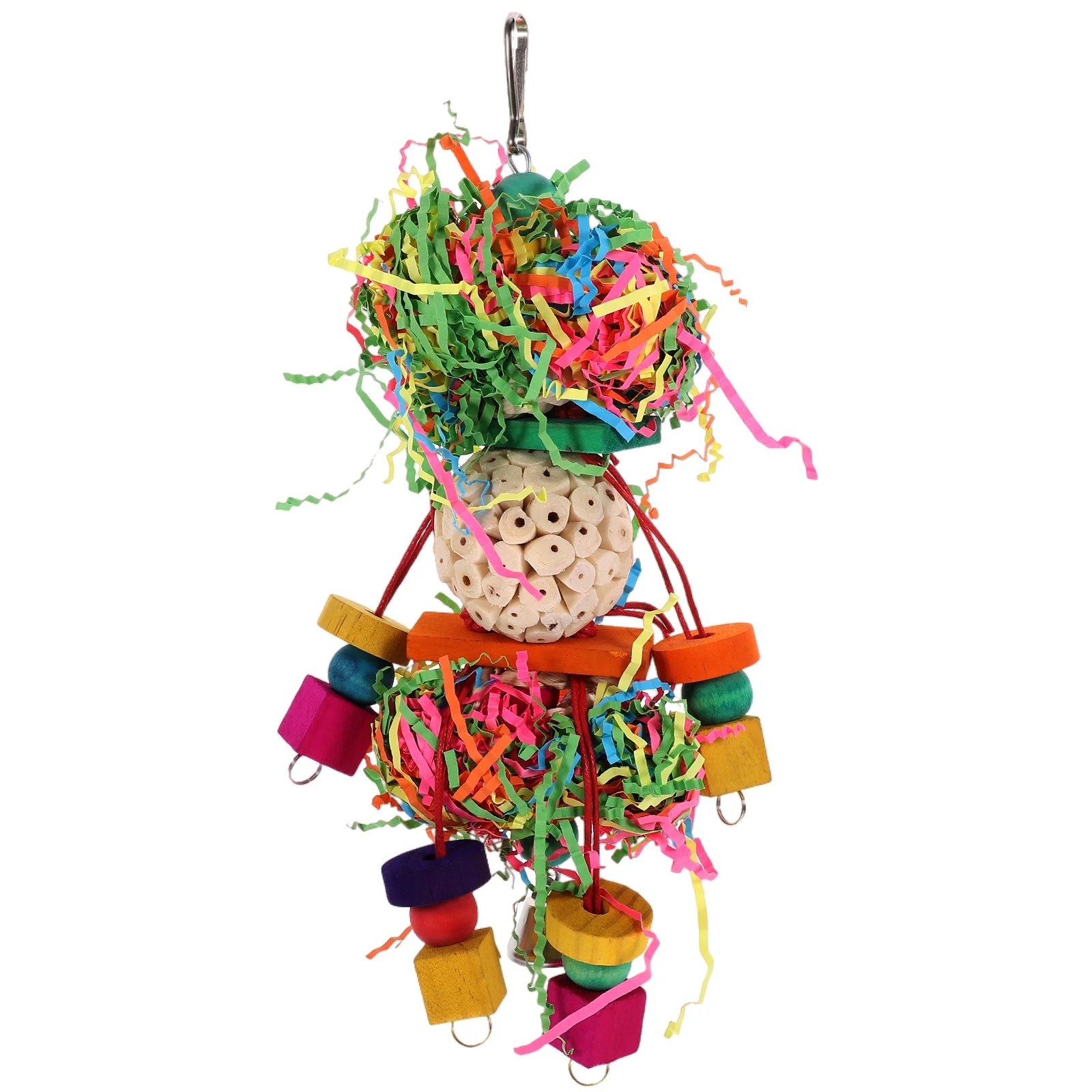 

Bird Chew Toy Parrot Hanging Funny Parakeet Parrots Chewing Toys Cage Shredding