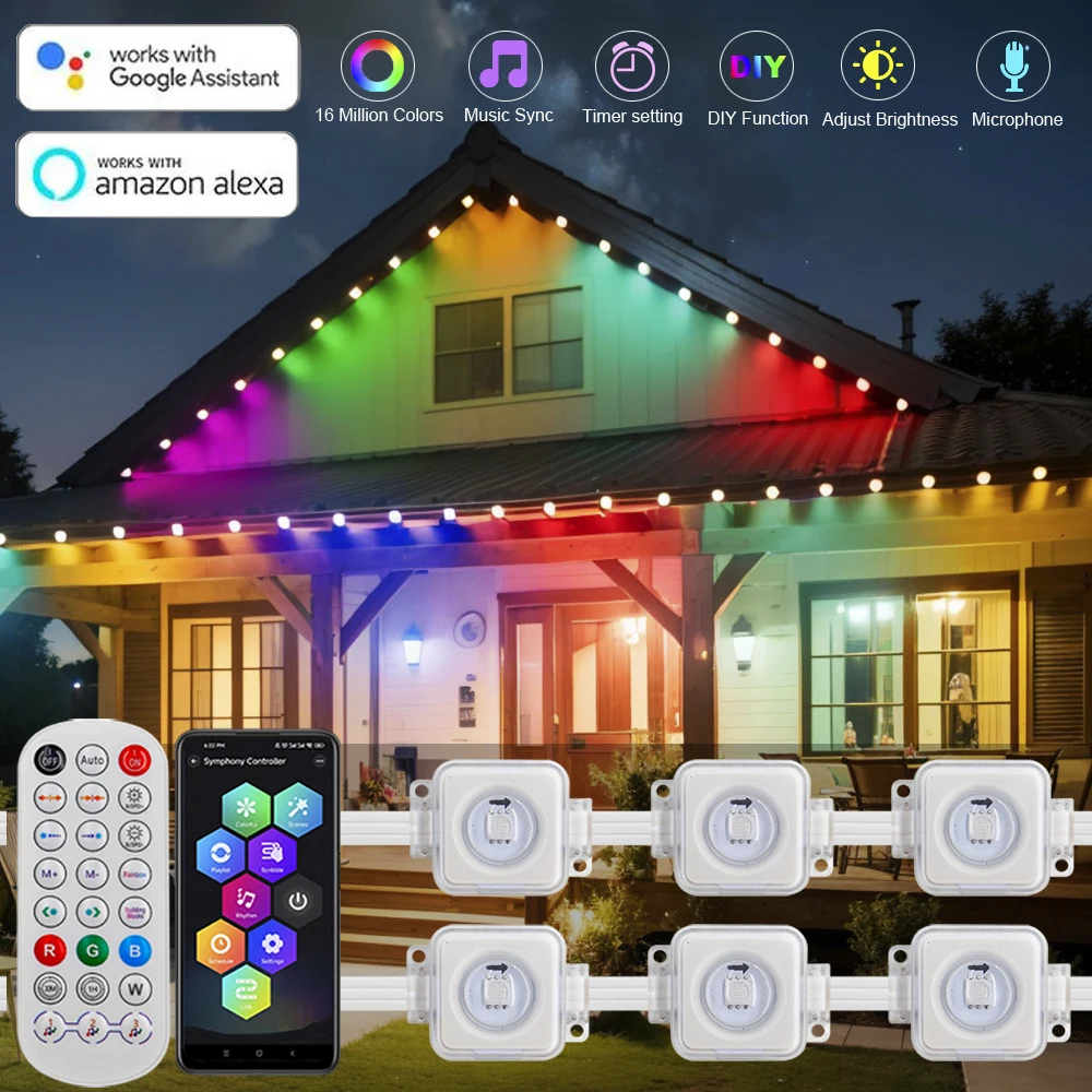 

TNALANT Highlight Outdoor Eaves LED лента 30 пикселей
