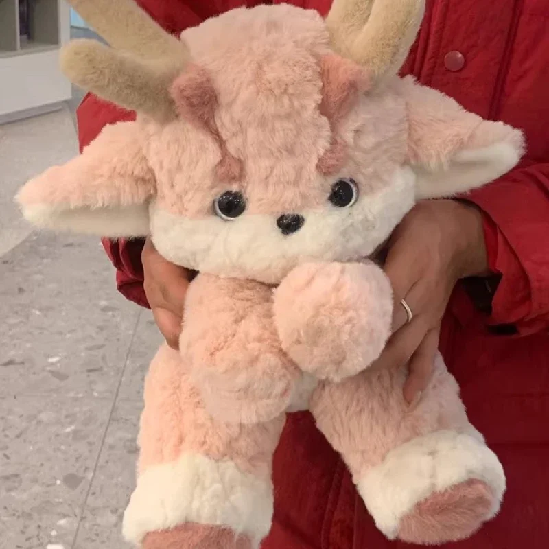 35 см розовые набивные плюшевые драконы милые Мультяшные куклы супер мягкие