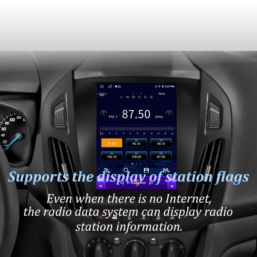 Фото Автомагнитола Android 16 с GPS-навигацией 9.7 дюймов для FORD Transit / Tourneo Connect 2013-2018, мультимедийный плеер 4G 8-ядерный, CarPlay №3