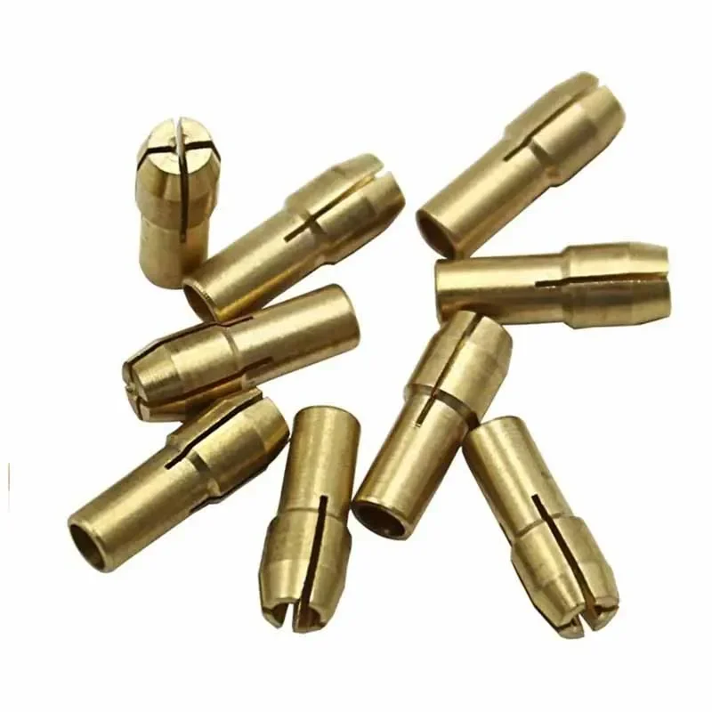 10-11 шт./набор латунные зажимные патроны для дрели 0 5-3 2 мм