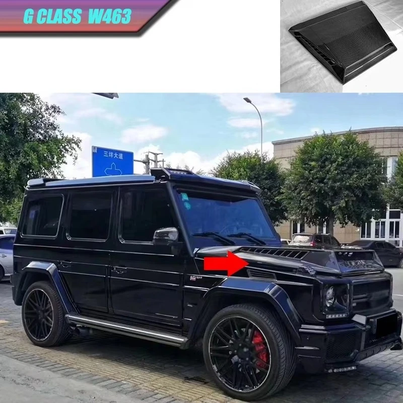 Фото Капот для Mercedes-Benz G-класса W463 W463A W464 G550 G500 G63 G65 G350D в стиле IMP, крышка двигателя, капот-боннет №3