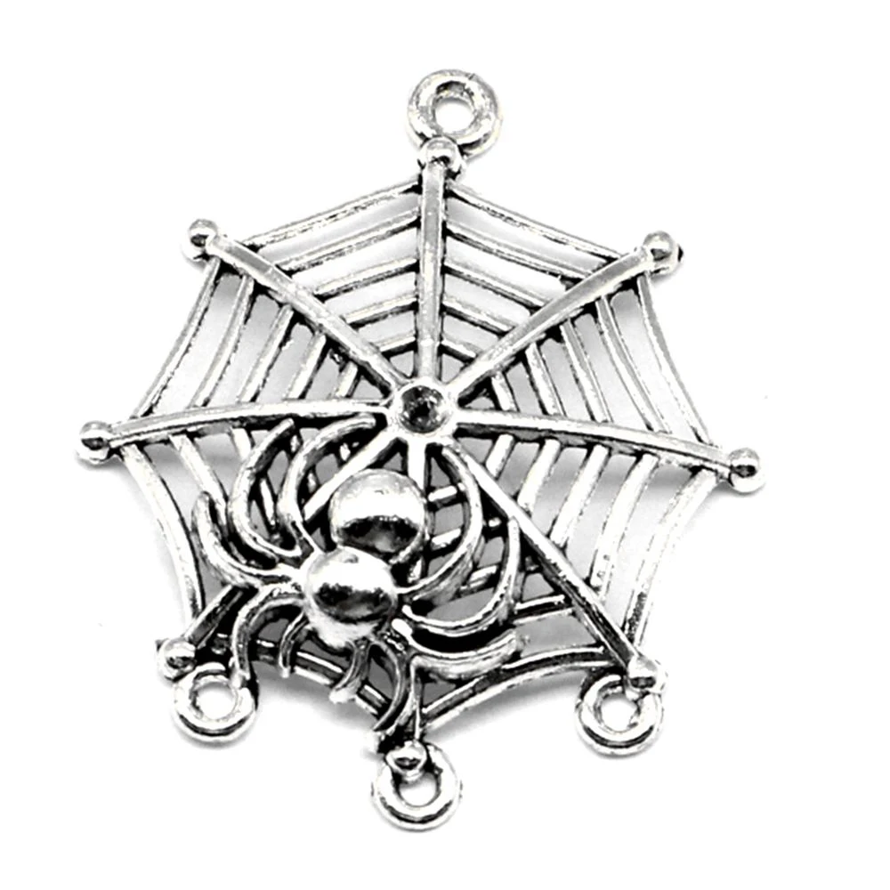

Spider Web Charm For Making Jewelry Diy Finding 20pcs 33x35mm