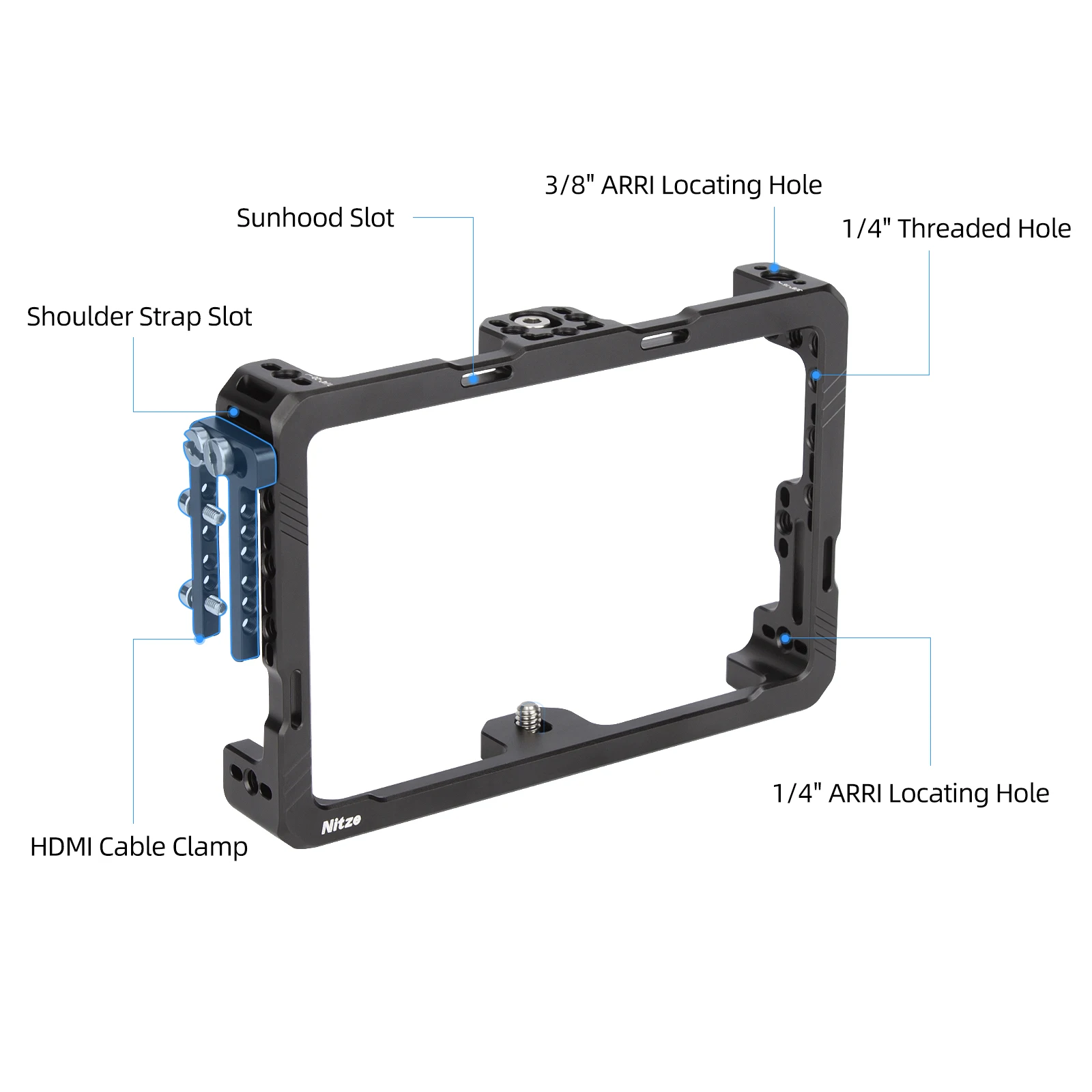 Фото Кейс Nitze Cage JT-F05A для Feelworld F6 PLUSX F6 PLUS F5 PRO F5 PROX №5