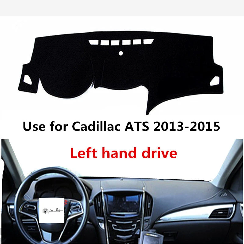 

Pissenlit Anti Dust Sport Car Dashboard Cover Mat Accessories for Cadillac ATS 2013 2014 2015 Left Hand Drive Protective Pad