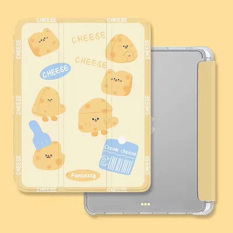 

For iPad Air 2 3 4 5 Case Cute Smart Stand Cover for iPad 9.7 10.2 10.5 10.9 Mini 6 5 4 7th 8th 9th Generation Pencil Funda Capa