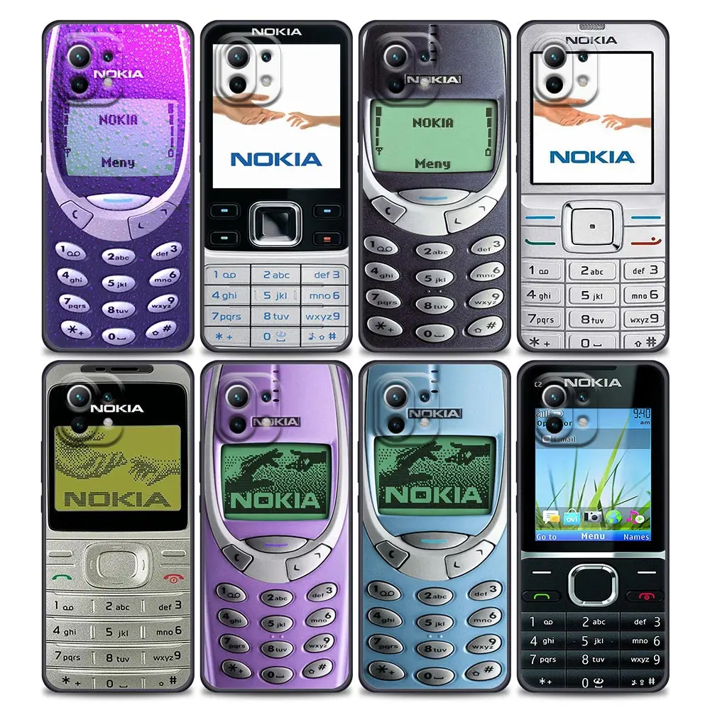 

Funny Retro Old Nostalgia Nokia Phone Case For Xiaomi Mi 11 11T 11X Pro Lite NE 12 POCO X3 F3 M3 4 NFC Pro Soft Thin Cover funda