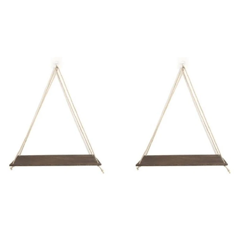 

2 шт., деревянные настенные полки для украшения дома