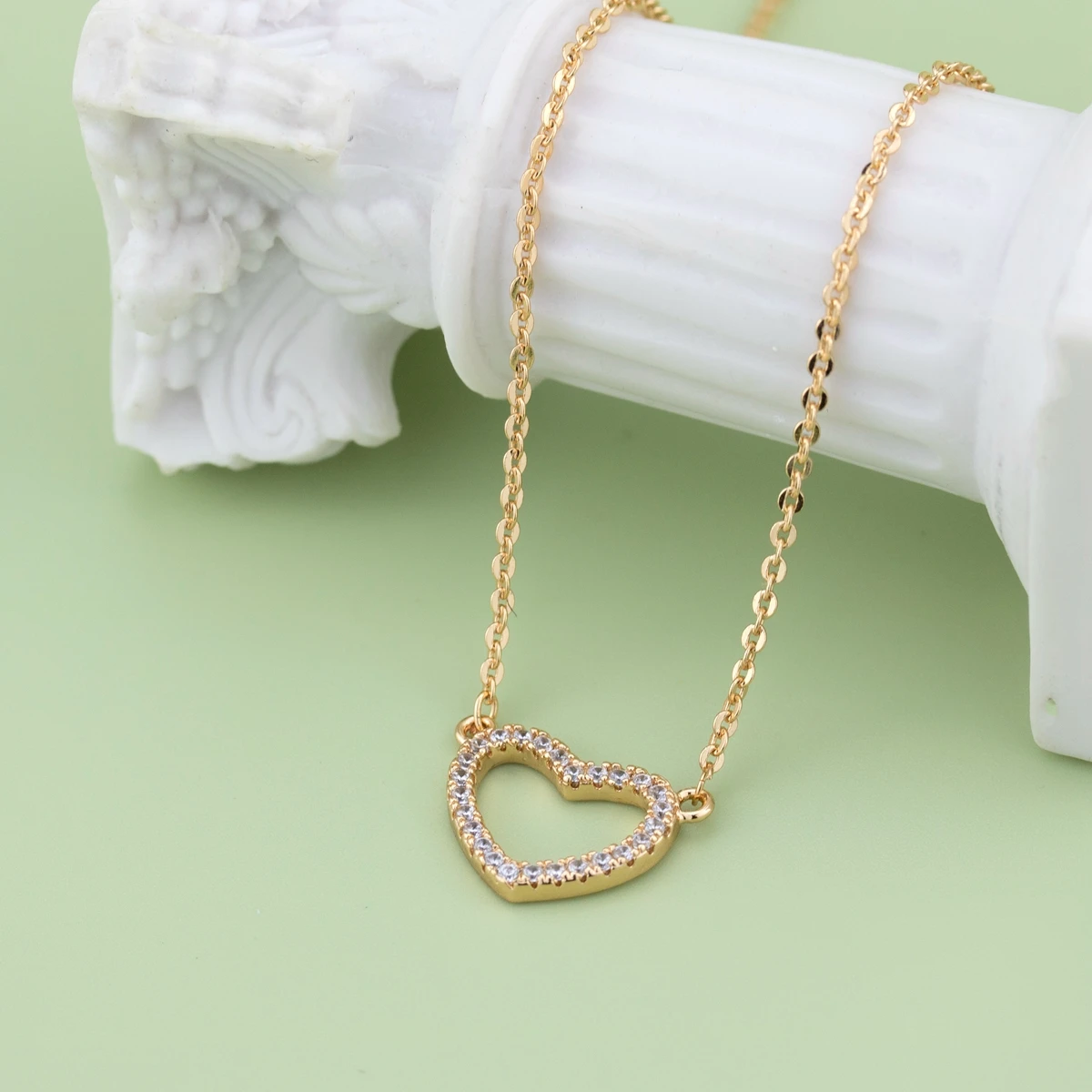 

Рождественские подарки для девочек, ювелирные изделия для женщин, изящное женское ожерелье с золотым покрытием, креативное эффектное модно...