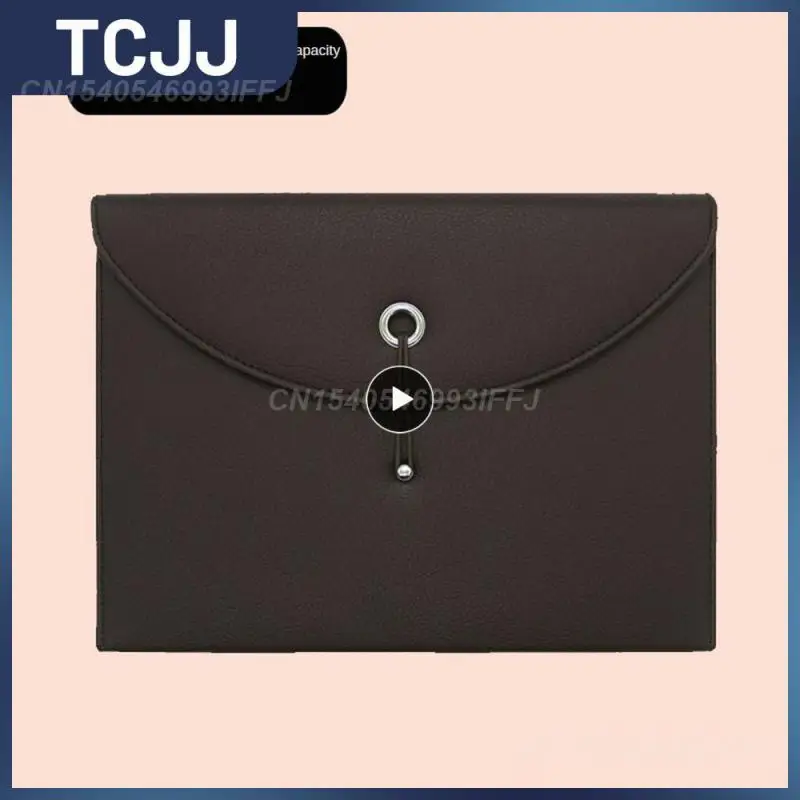 

Briefcase Prevent Scratches Large Capacity Organ Bag Leather Tag Bit Leather Bag Storage Bag Storage Supplies Business Bag