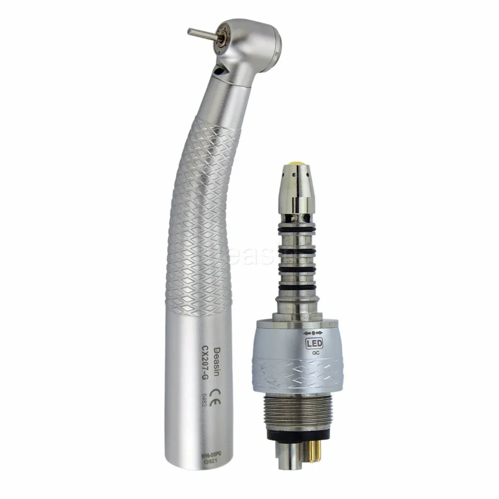 Волоконно-оптический светодиодный наконечник Den tal высокоскоростная турбина для