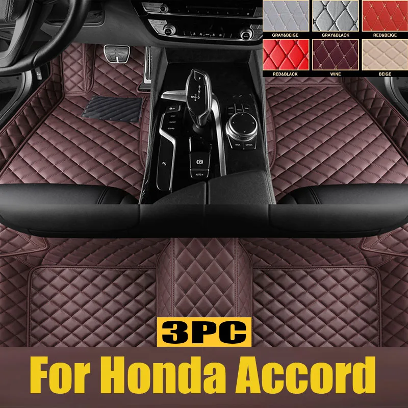 Автомобильный коврик для Honda Accord 9th 9.5 CR CT Hybrid 2013 ~ 2017 2014 Part Foot TPE Liner Carpet Pad Custom Cover Rug в