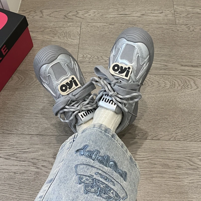 Женские кроссовки 2024 весенние новые из натуральной кожи в стиле ретро немецкая