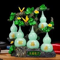 jade gourd five blessings decoration housewarming new living rooms opening gift living room tv cabinet entrance