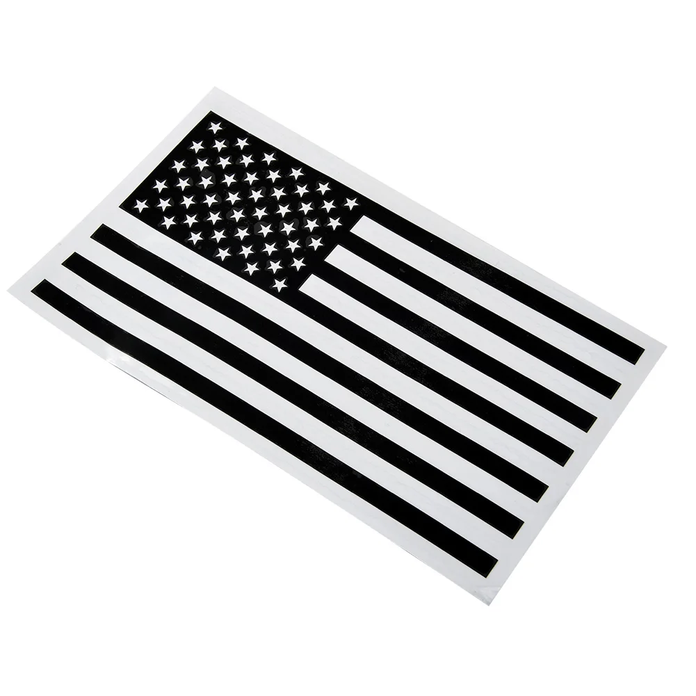

1/2pcs American Flag Sticker Decal Set Vinyl Die Cut Graphic For Jeep Car Sticker Door Bumper Fuel Tank Tailgate Window Decal