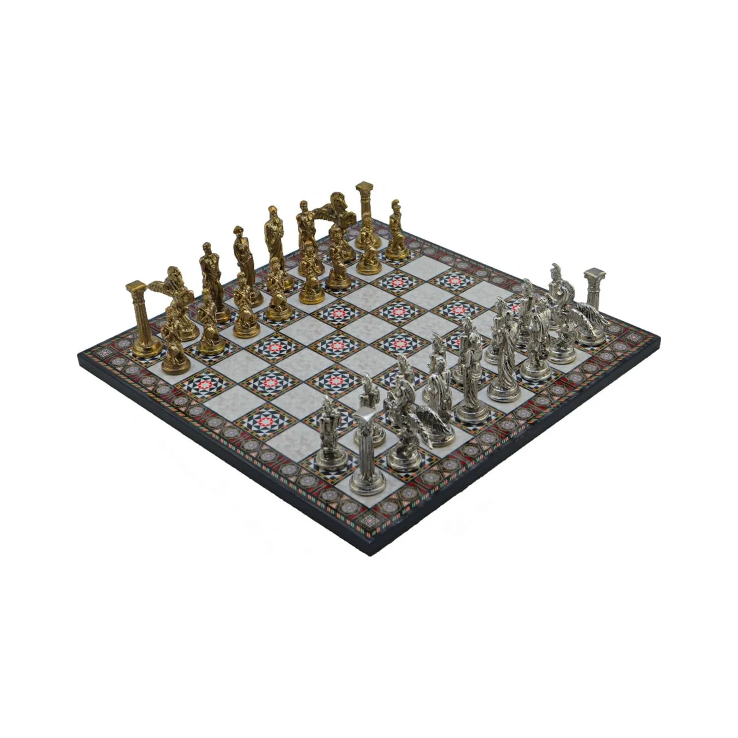 Подарочный домашний металлический Шахматный набор большой Пегас фигурная яркая