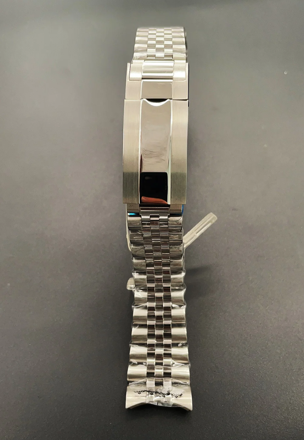 20mm Silver Nologo Jubilee Stainless Steel Bracelet 316L Watch Band Wrist Strap for SUB GMT Watch Case Mod Parts Accessories