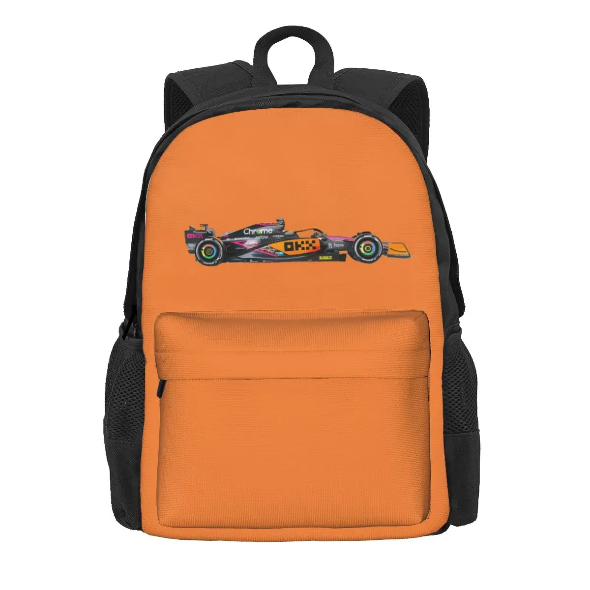 

Mclaren Signapore Livery Backpacks Boys Girls Bookbag Students School Bags Cartoon Kids Rucksack Laptop Rucksack Shoulder Bag