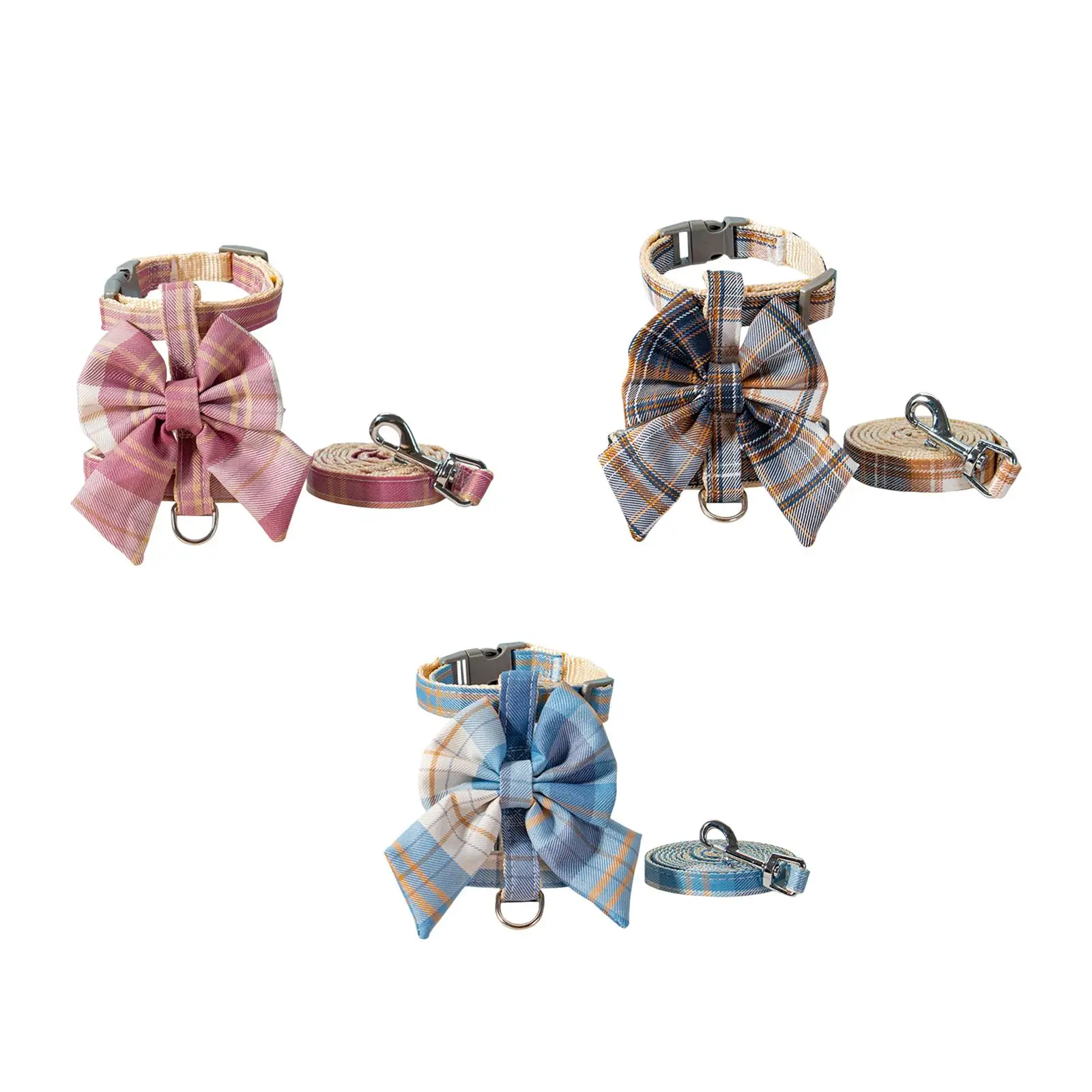 

Dog Harness and Leash Set Adjustable Harness Anti Escape Cat Leash Easily Control Nylon for Travel Jogging Outdoor Training