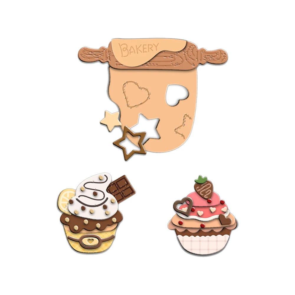 Форма для выпечки печенья милое кекс мини-вырезание сделай сам металлические
