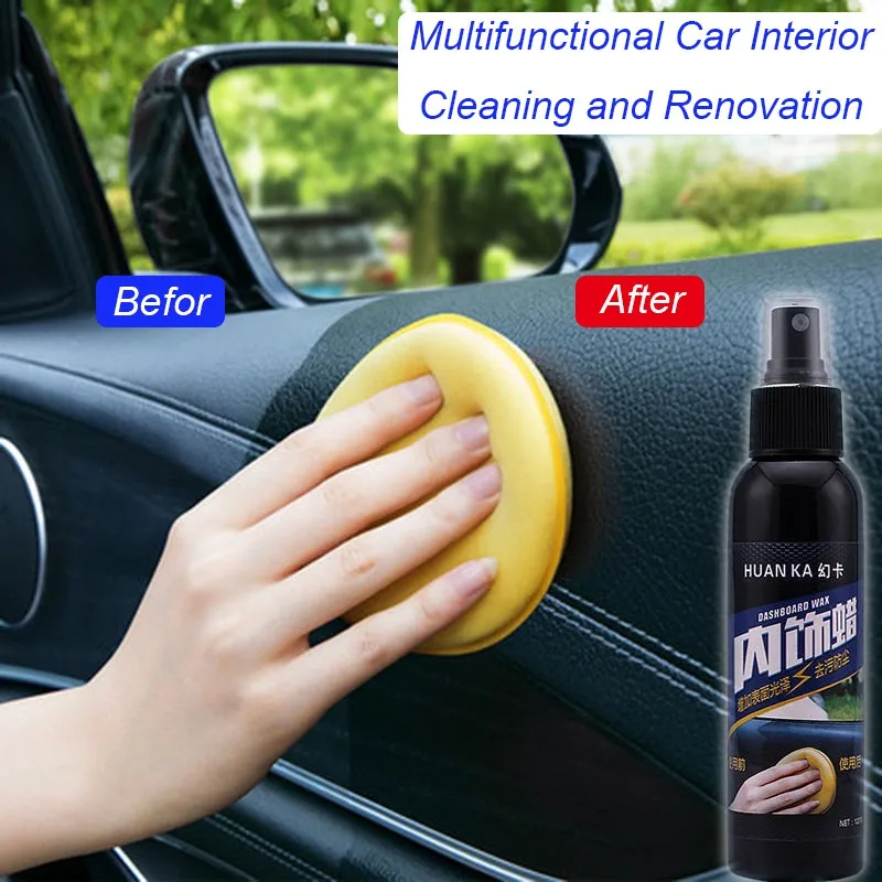 

100ML Multifunctional Waxing Car Interior Cleaning Tool Tire-wheel Dedicated Refurbishing Agent Cleaner Car Accessories