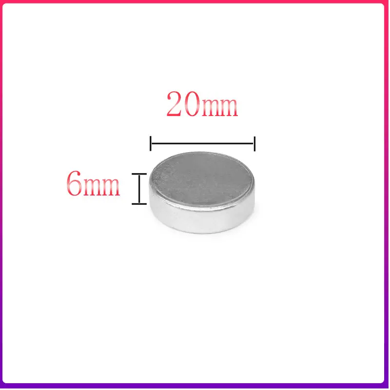 

2/5/10/15/20/30PCS 20x6 Disc Powerful Strong Magnetic Magnets 20mm X 6mm Round Neodymium Magnet N35 Permanent Magnet 20*6 mm