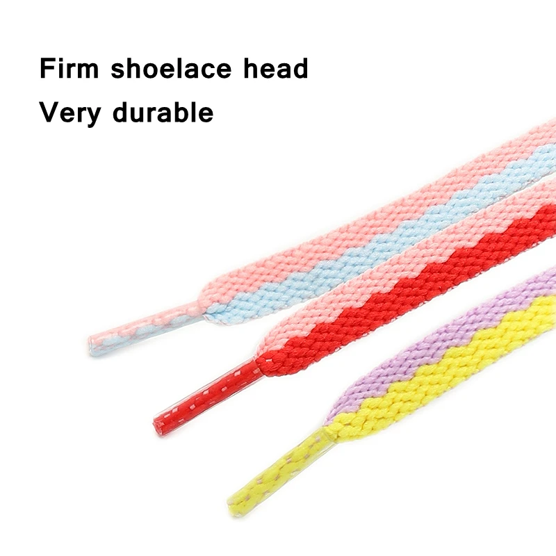 1Pair Flats Shoelaces Off Sneaker White Shoes Lace Classic Flat Double Hollow Woven Shoelaces For AJ/AF Shoes Lace Strings