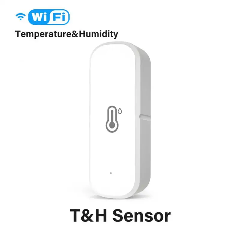 

Temperature And Humidity Sensor Voice Control Thermometer Mini Indoor Hygrometer Smart Life Control Mutifunctional Tuya Wifi