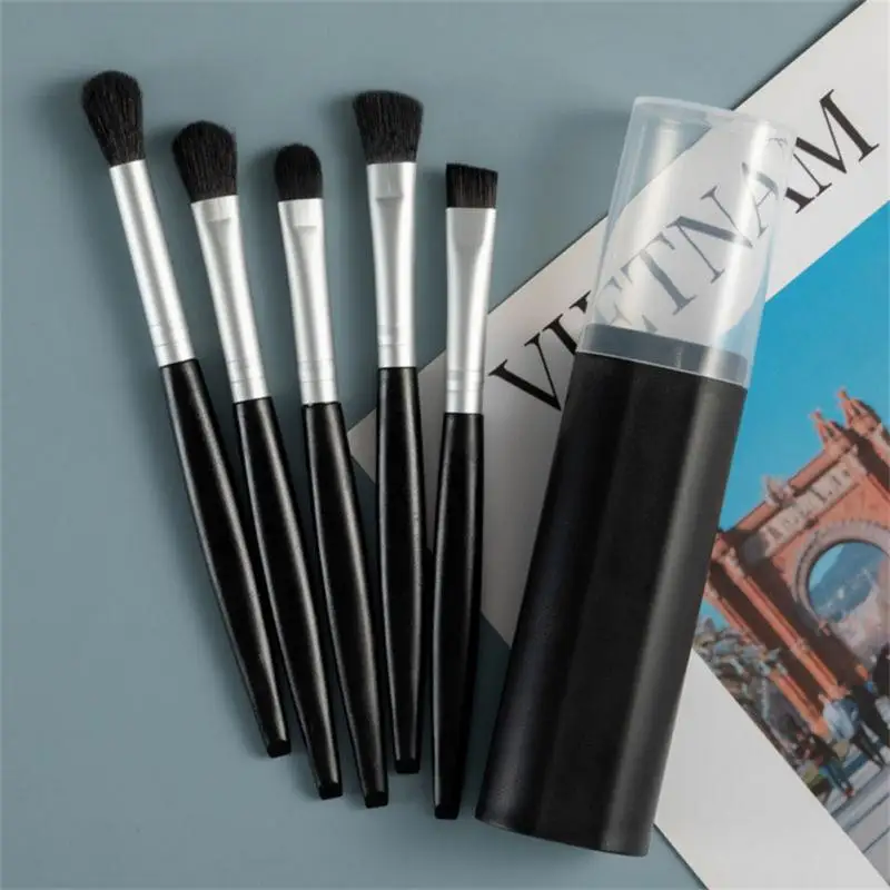 5 шт. Профессиональные кисти для макияжа с кисточкой | Кисти