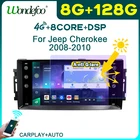 Автомагнитола 2 din, android 10, стерео с экраном для JEEP wrangler, неограниченный командир, компас, grand cherokeechrysler 300cdodge