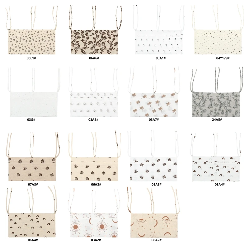 Детская прикроватная сумка-органайзер портативная сумка для подгузников