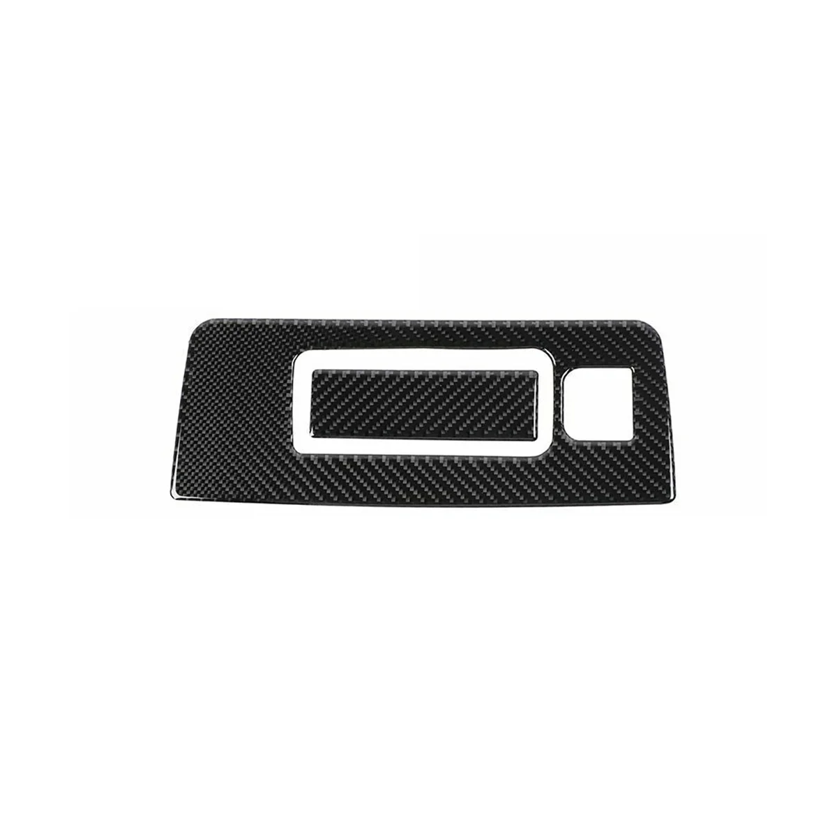 

Armrest Storage Box Trim for Chevrolet Silverado GMC Sierra 2014-2018 Accessories Soft Carbon Fiber