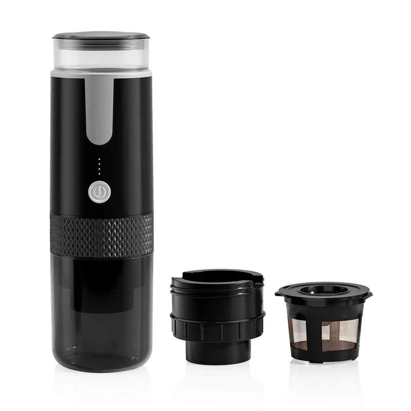 Coffee Maker Electric Capsule Ground Brewer Portable Machine Fit Powder And