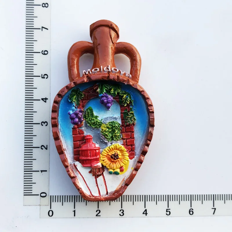 Креативная Молдавская керамическая банка магнит на холодильник наклейки с