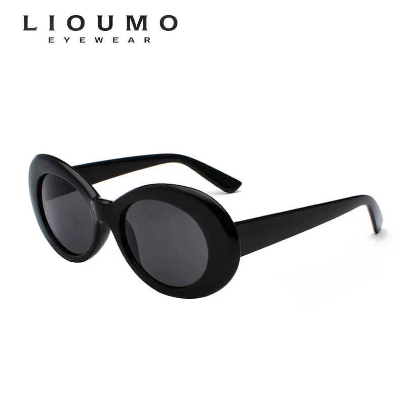 Овальные Солнцезащитные очки LIOUMO в стиле ретро для мужчин и женщин винтажные