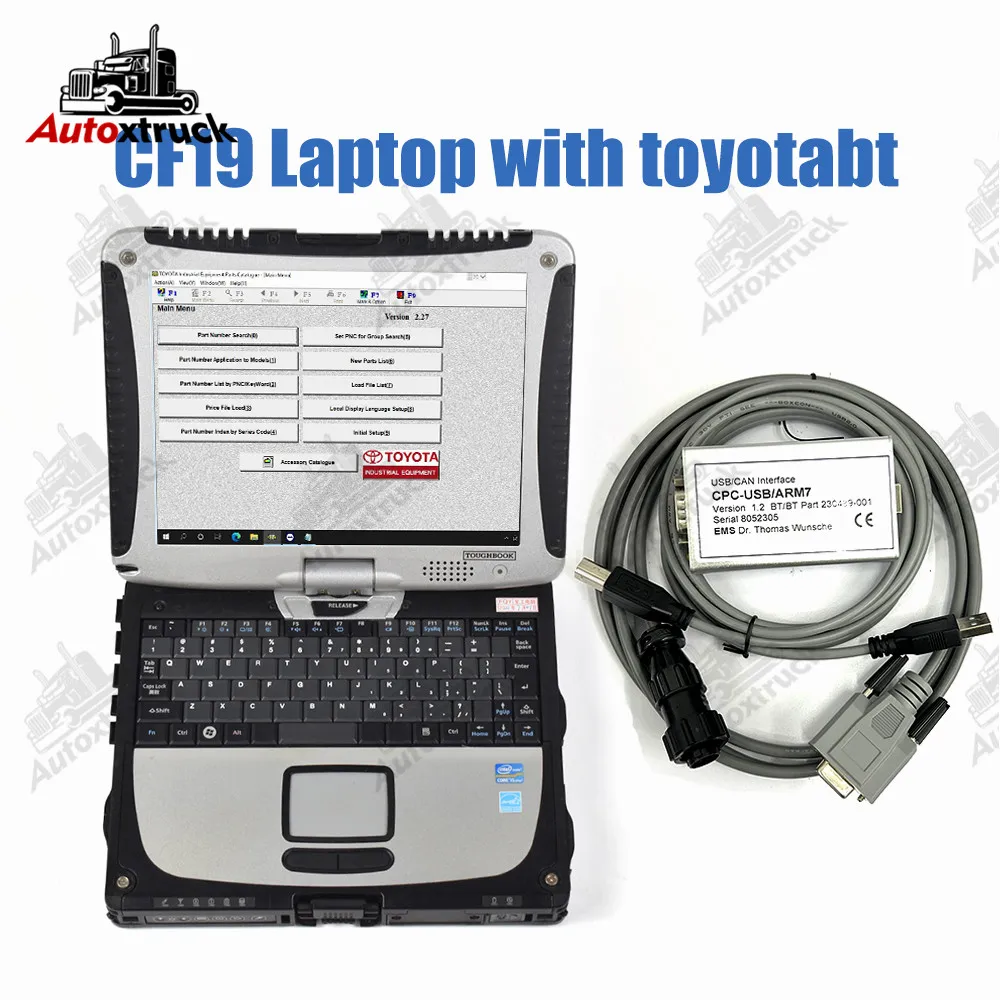 

Диагностический сканер для Toyota tabt, интерфейс USB ARM7 BT, совместим с Toyota BT, EMS, подходит для ноутбука CF19