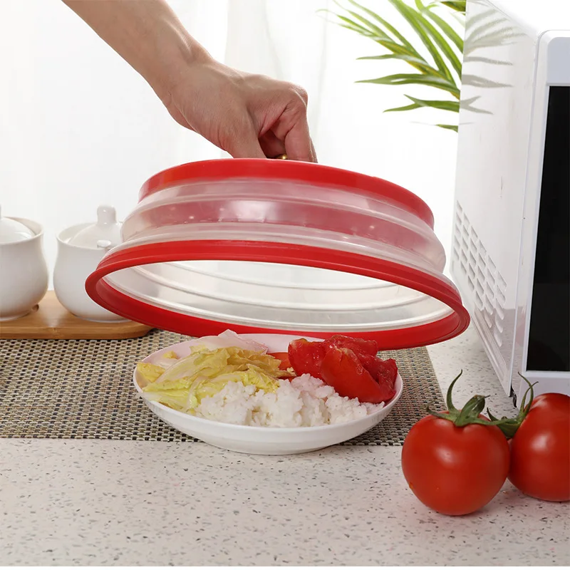 

Vented Collapsible Medium Microwave Cover - Splatter Guard Kitchen Gadget for Food & Meal Prep / Dishwasher-Safe, BPA-Free