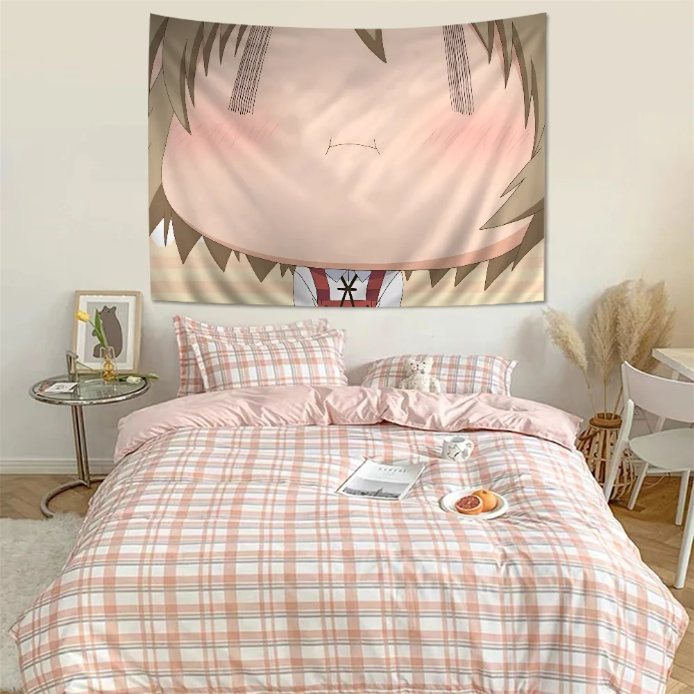 H-Hidamari S-Sketch Japanese Anime Tapestry Indian Buddha Wall Decoration Witchcraft Bohemian Hippie Hanging Sheets