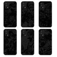 anime one piece black and white phone case for oppo realme 6 pro c3 5 pro c2 reno2 z a11x xt
