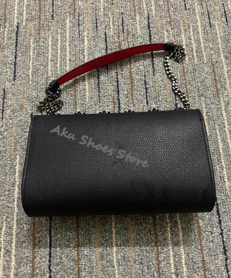 Реальное изображение женский клатч с бриллиантовыми заклепками банкетная сумка