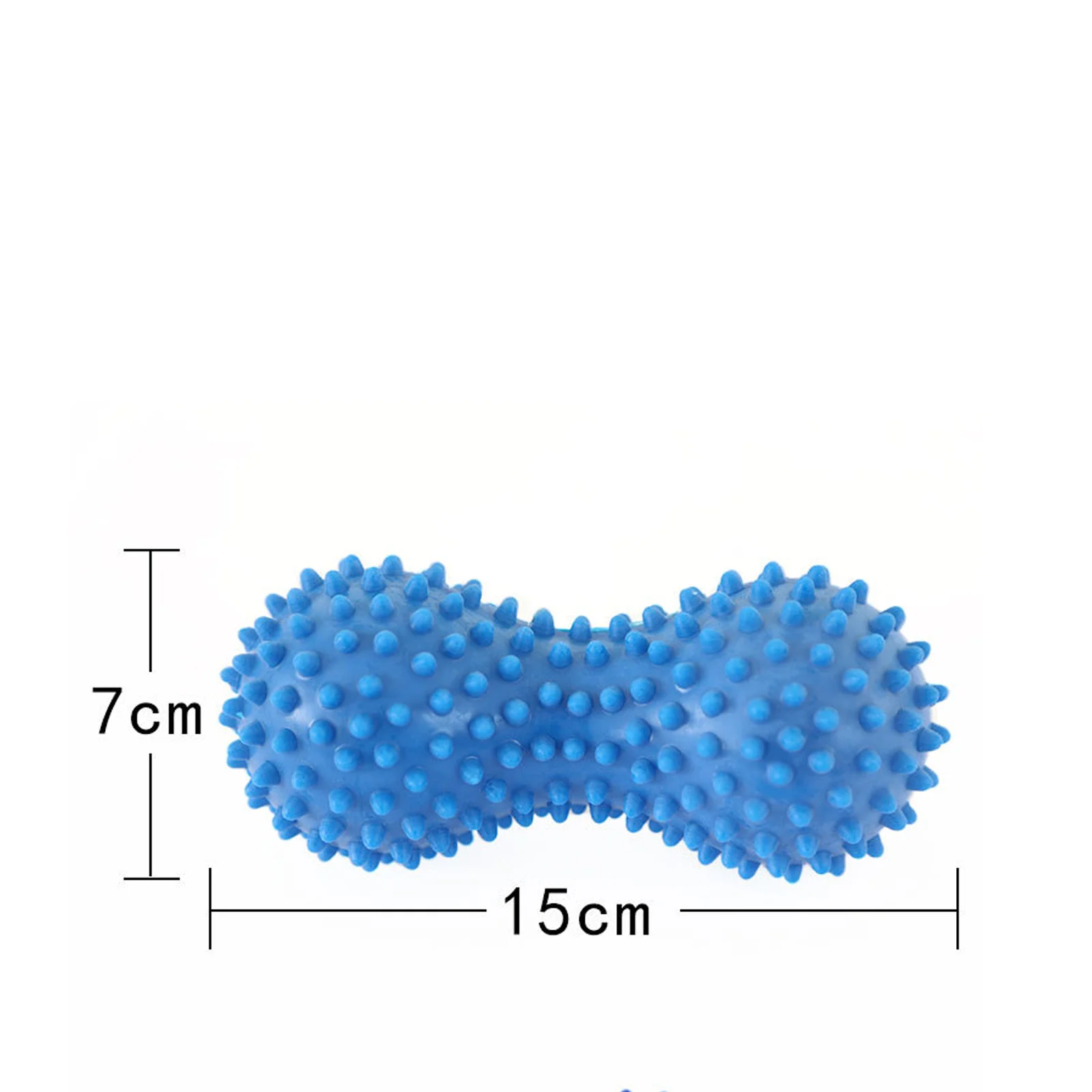 Массажный мяч из ПВХ в форме арахиса для глубокого массажа тканей спины массажер