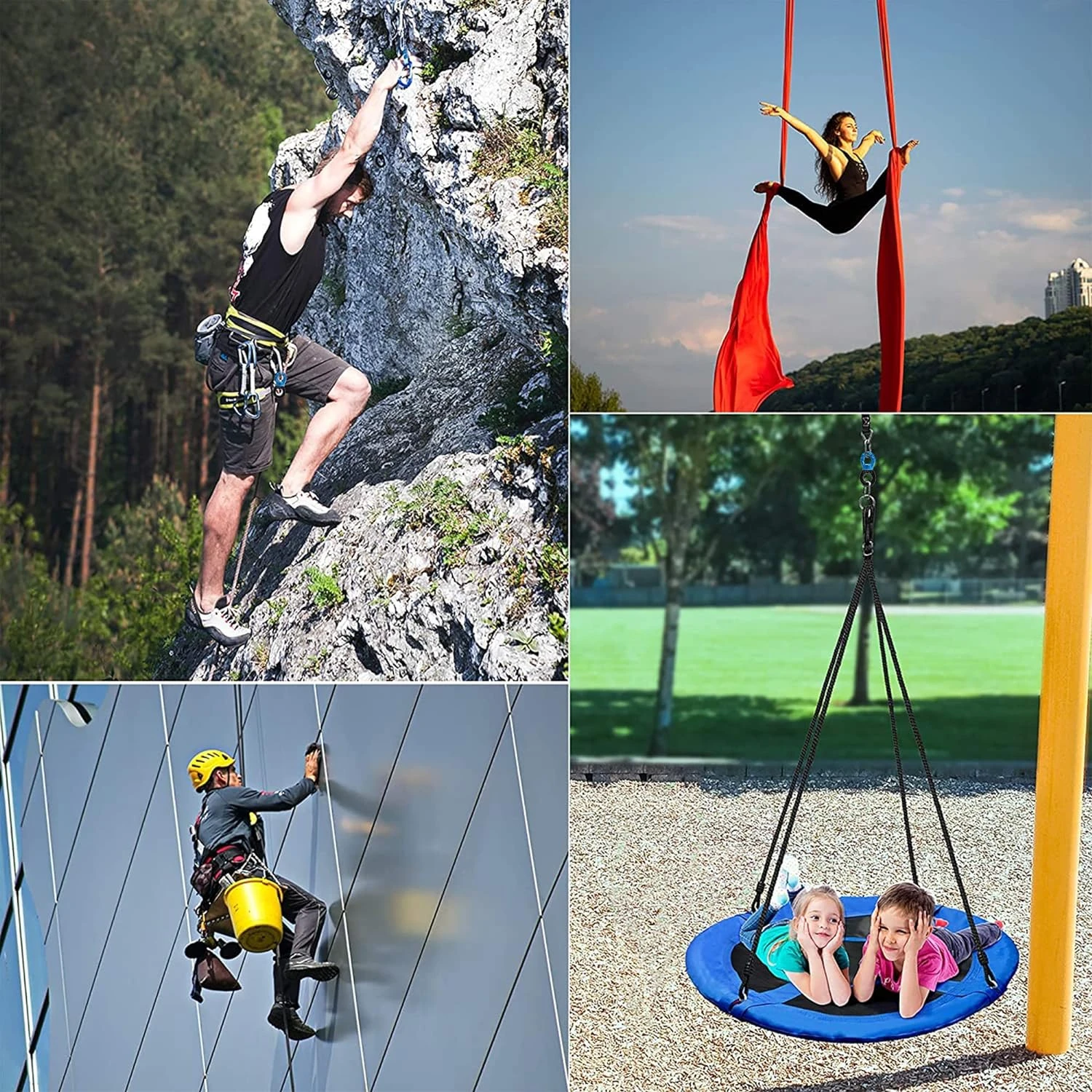 Надежный высокопрочный поворотный шарнир с прочной обмоткой 35 кН — безопасный