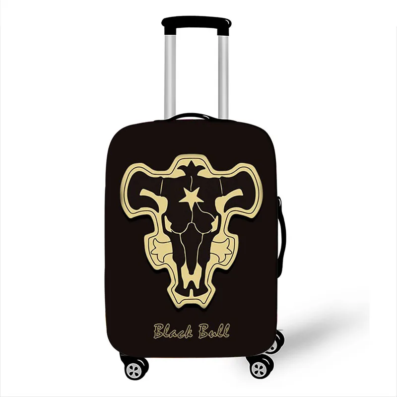 Hot Anime Black Clover Luggage Cover Elastic Suitcase Protective Cover For Travel Bag Anti-Dust Protective Cover