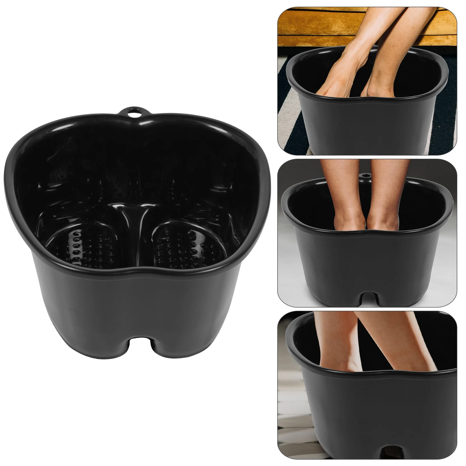 

Foot Basin Bath Bucket Washing Portable Soak Basket Soaking Tub Pedicure Wash Saving Fishing Container Water Hamper Clothes